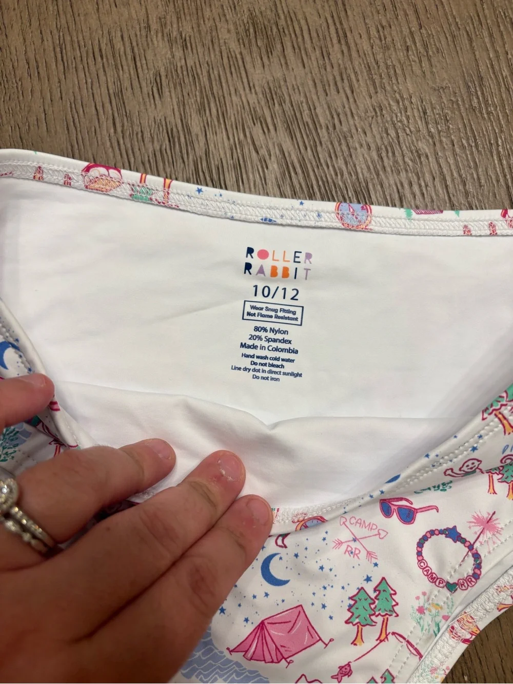 Roller Rabbit Kids Camp RR Cora  bikini 10/12 bottom only